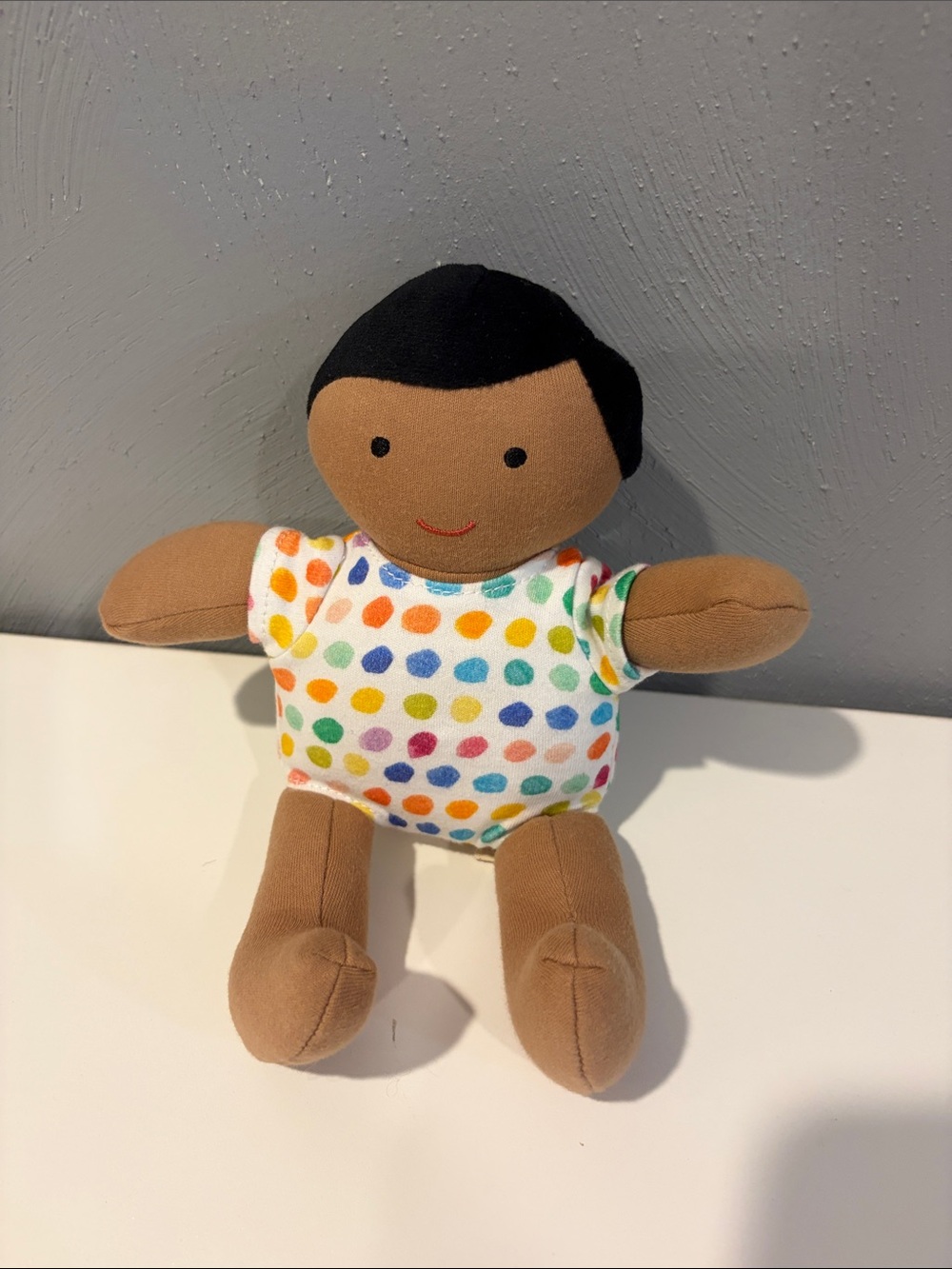 Lovevery organic cotton baby doll plush